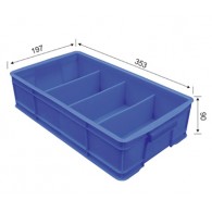 1#分格箱（長(zhǎng)方形4格）